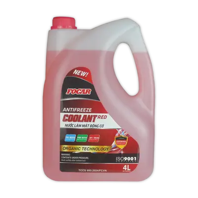 Nước làm mát tiêu chuẩn màu đỏ Antifreeze Coolant Red